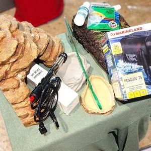 Aquarium/reptile enclosure accessories... Bundle deal ..